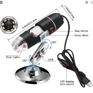 Digital Mini Microscope USB 2.0  with 8 LED