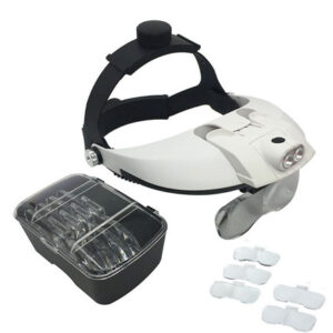 Head Wearing Magnifier With 2 LED & Different Lens – MG81001G
