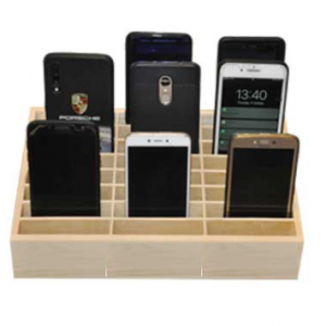 Mobile Stand Cum LCD Rack 24 in 1 – Wooden